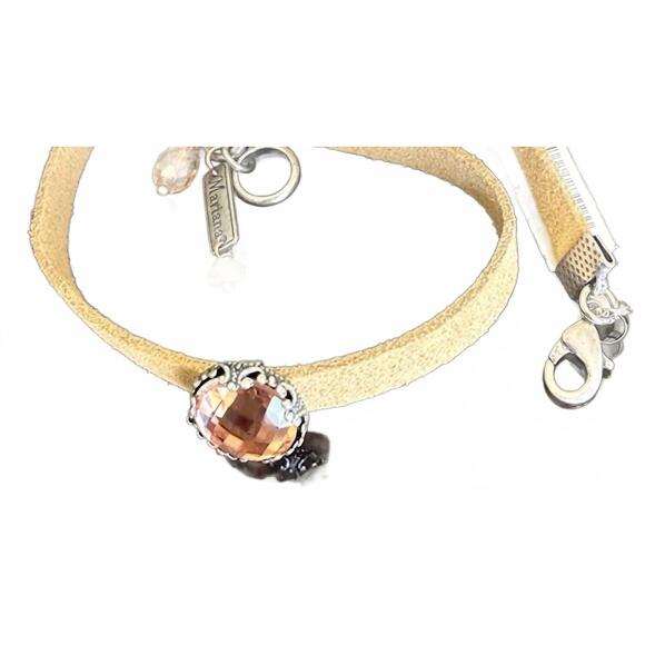 MARIANA Jewelry - NEW MARIANA women's leather wrap bracelet in beige